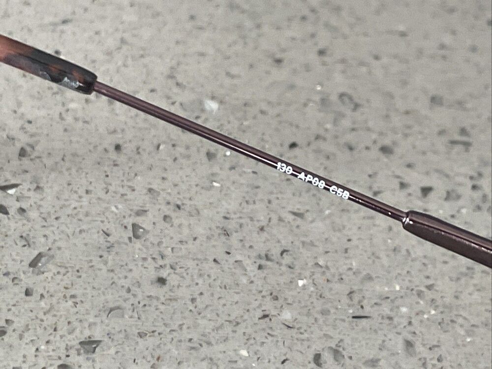 Apostrophe AP08 C58 47-18-130 2-1 Brown Bronze Full Rim Eyeglasses Frames ONLY - Picture 13 of 16